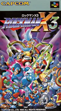 Rockman X3 (Japan) box cover front